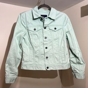 Talbots Teal Denim Jacket
